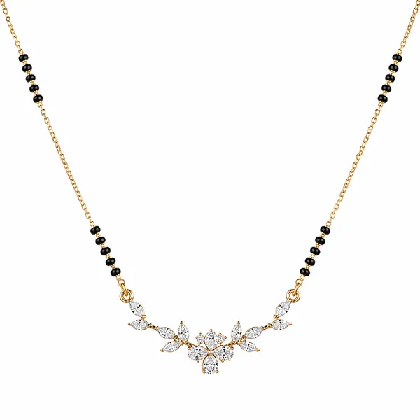 Gold_Tone_Floral_Pendant_Mangalsutra_Necklace_For_Women