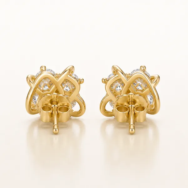 Gold_Tone_Crystal_Stud_Earrings_For_Women