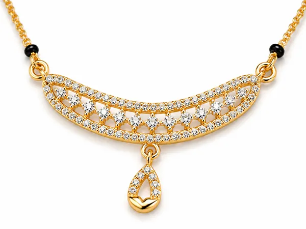 Gold_Tone_Crystal_Pendant_Mangalsutra_Necklace