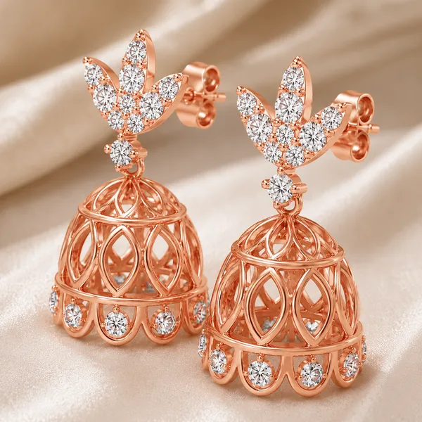 Rose_Gold_Floral_Stone_Studded_Jhumka_Earrings_For_Women