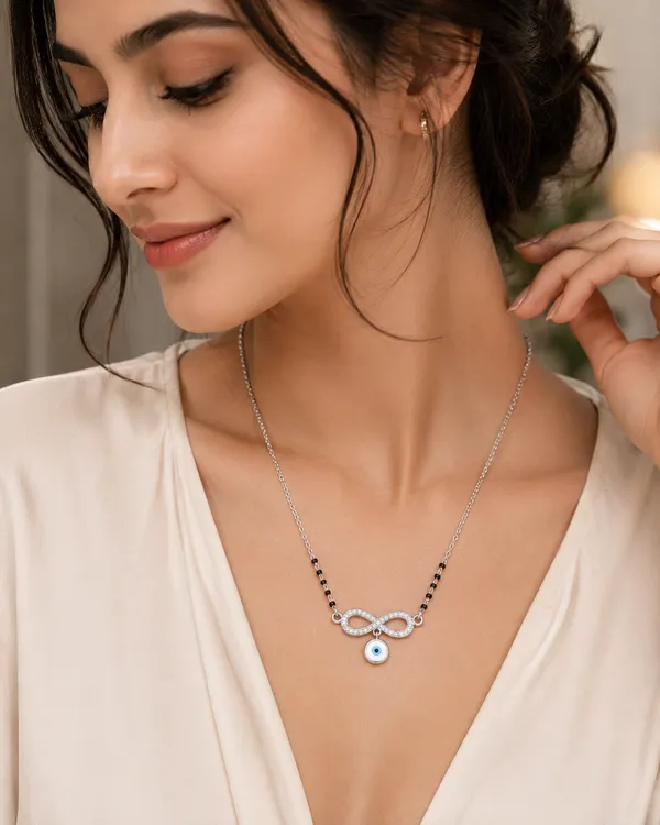 Silver-Toned_Infinity_Evil_Eye_Pendant_Necklace_For_Women