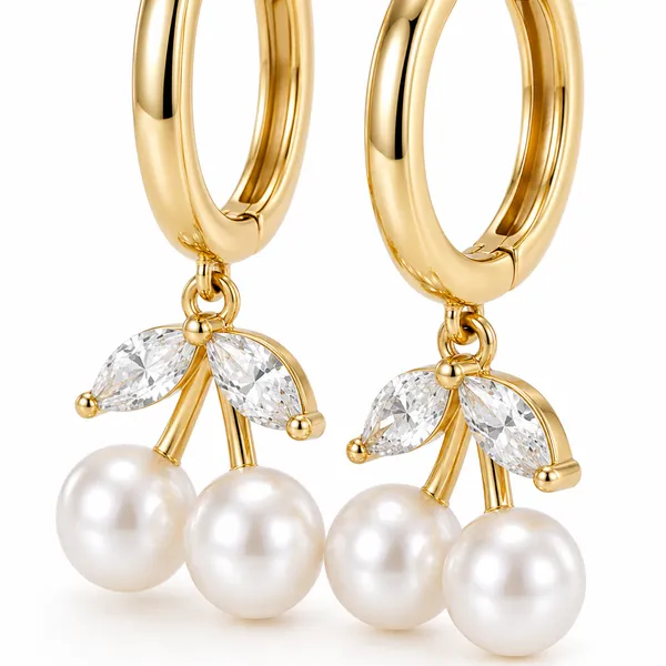 Gold_Tone_Pearl_Drop_Hoop_Earrings_For_Women