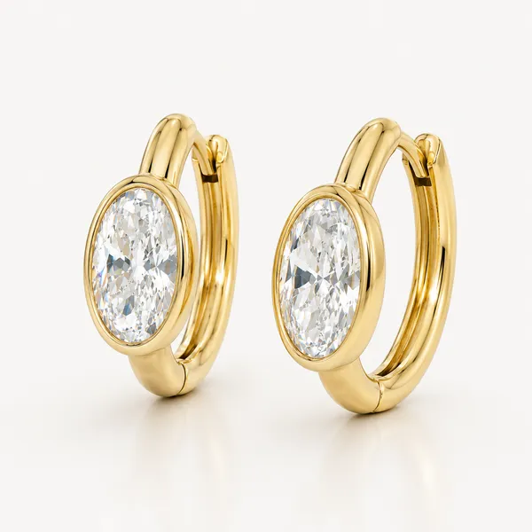 Gold_Tone_Oval_Stone_Hoop_Earrings_For_Women