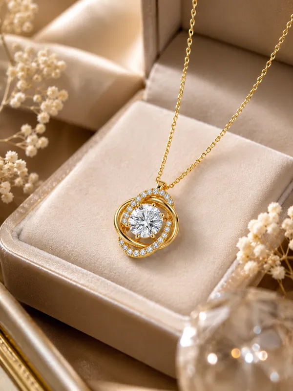 Gold_Tone_Crystal_Pendant_Necklace_For_Women