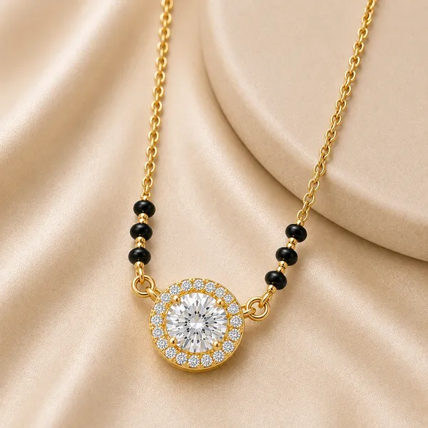 Gold_Tone_Beaded_Pendant_Necklace_For_Women