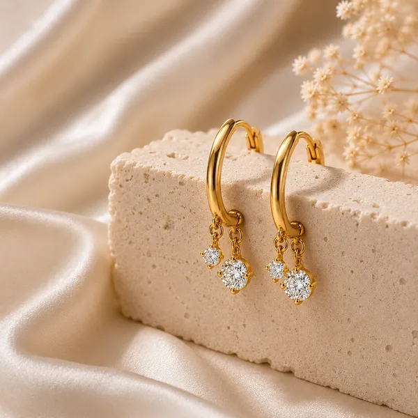 Gold_Tone_Crystal_Drop_Hoop_Earrings_For_Women