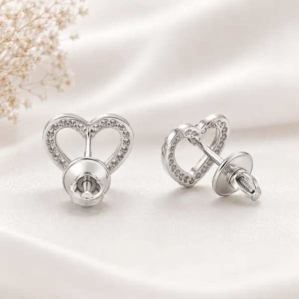 Silver_Heart_Stud_Earrings_For_Women