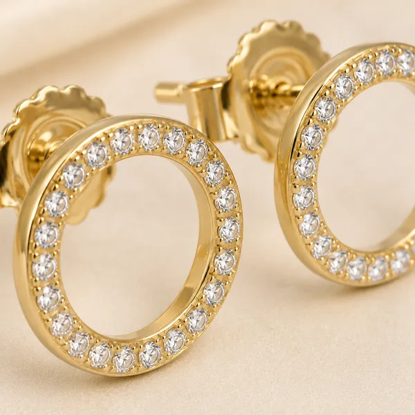 Gold_Tone_Crystal_Circle_Stud_Earrings_For_Women