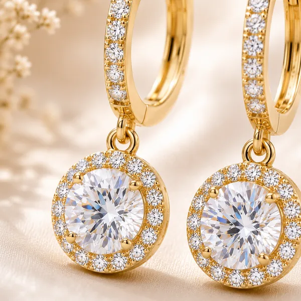 Gold_Tone_Crystal_Hoop_Drop_Earrings_For_Women
