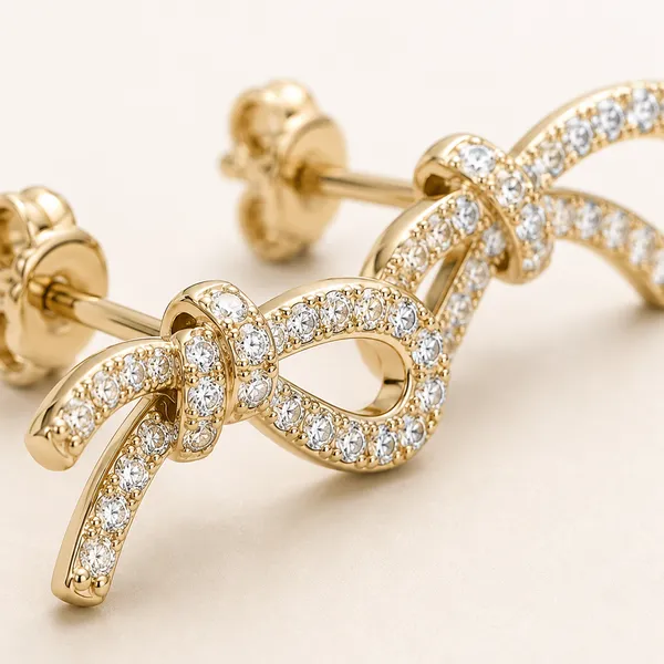 Gold_Tone_Crystal_Bow_Stud_Earrings_For_Women