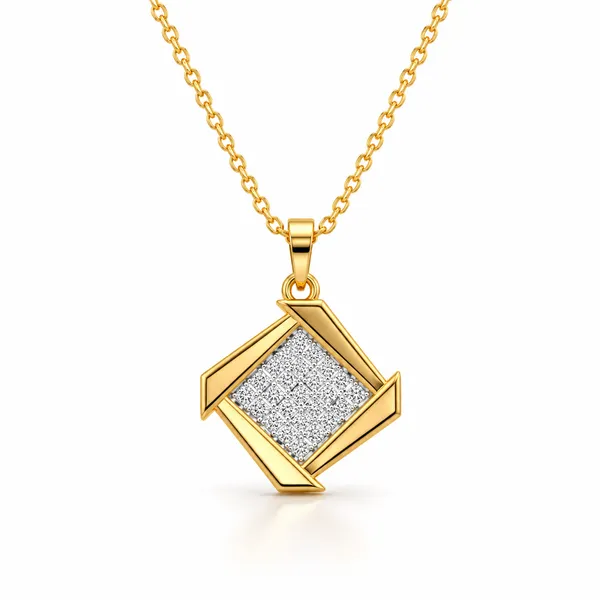 Gold_Tone_Geometric_Rhinestone_Pendant_Necklace