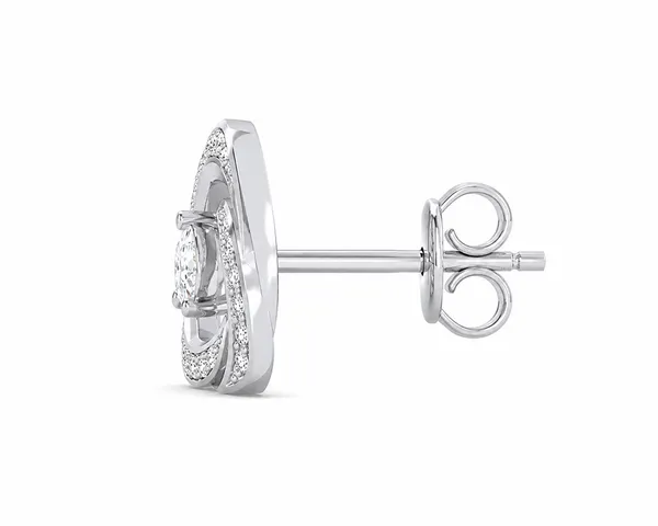 Silver-Tone_Cz_Swirl_Stud_Earrings_For_Women