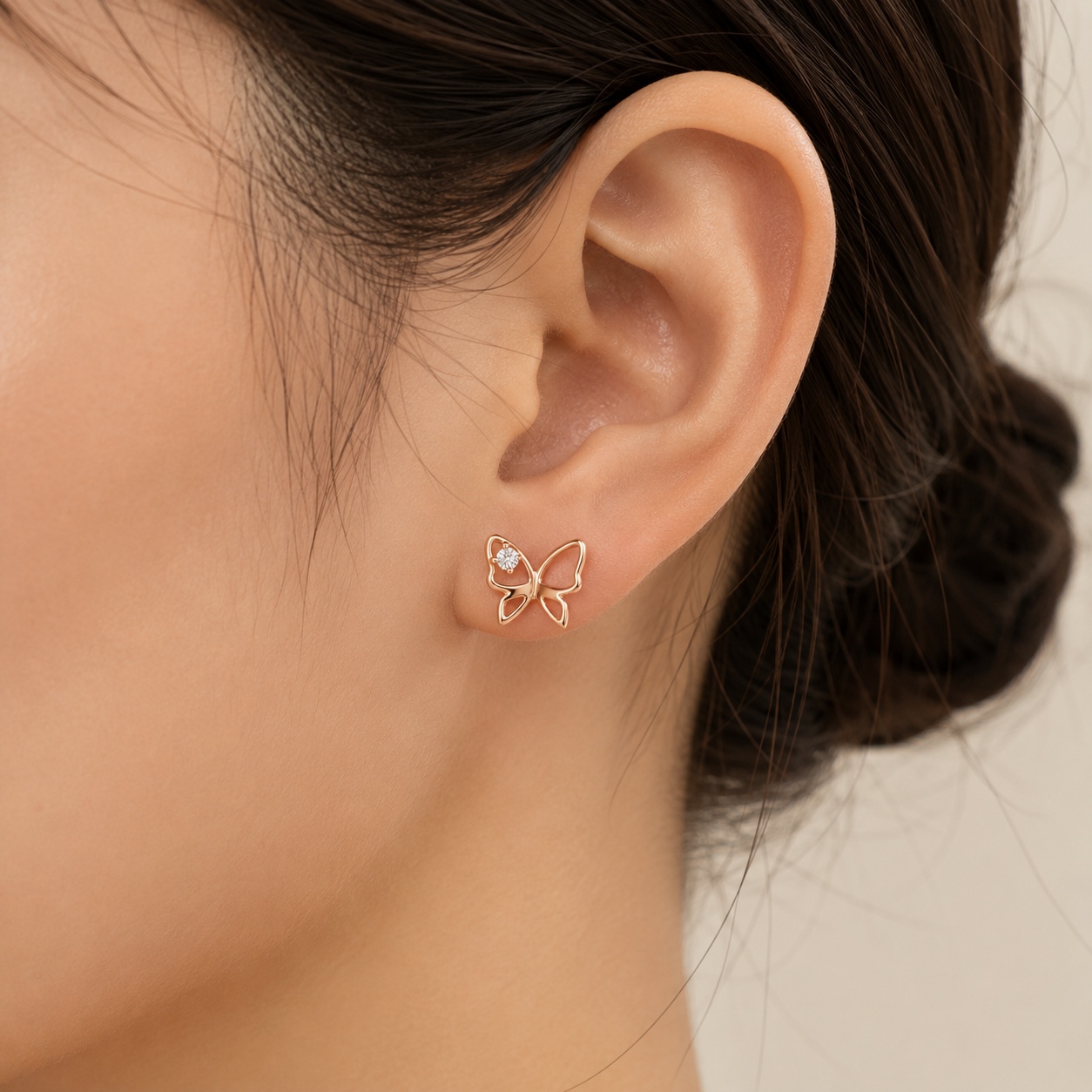 Rose_Gold_Butterfly_Stud_Earrings_For_Women