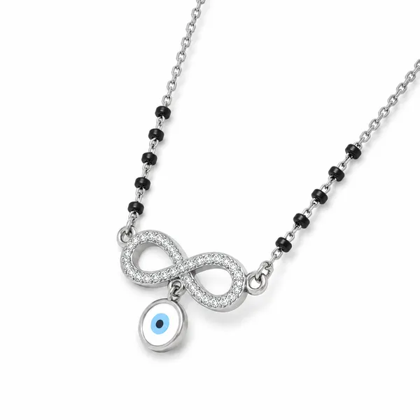 Silver-Toned_Infinity_Evil_Eye_Pendant_Necklace_For_Women