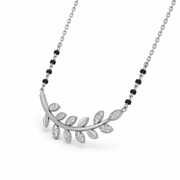 Silver_Leaf_Design_Necklace_For_Women