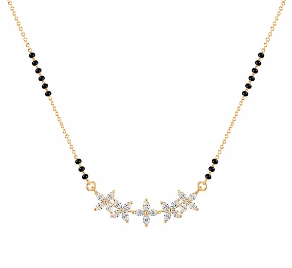 Gold-Tone_Floral_Pendant_Mangalsutra_Necklace_For_Women