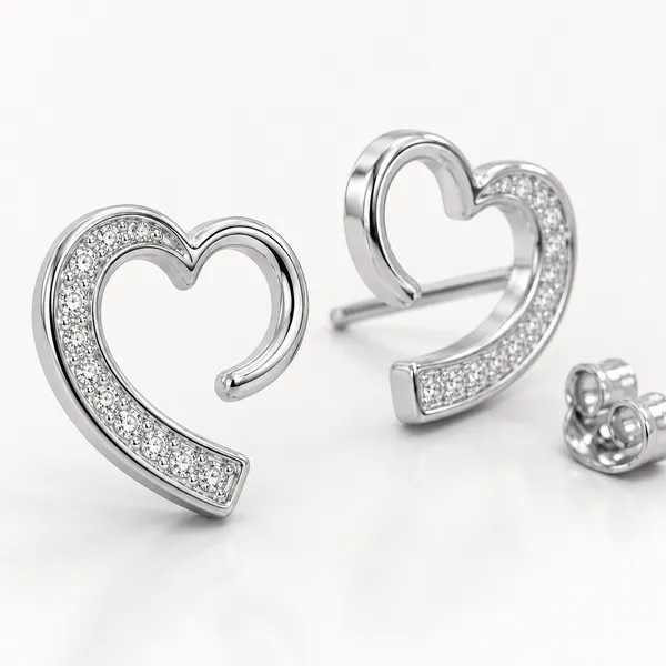 Silver_Heart_Stud_Earrings_For_Women