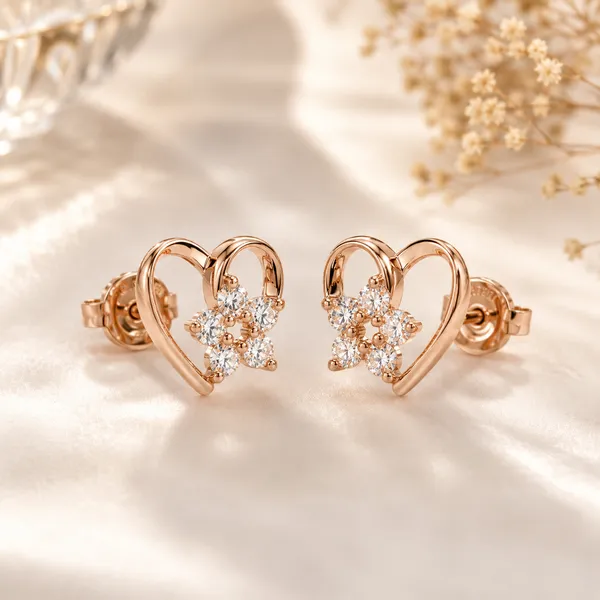 Rose_Gold_Heart_Stud_Earrings_For_Women