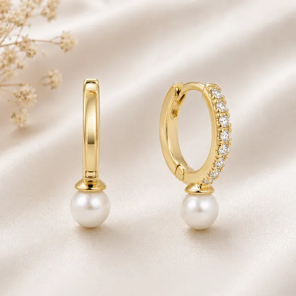 Gold_Tone_Crystal_Pearl_Drop_Hoop_Earrings_For_Women