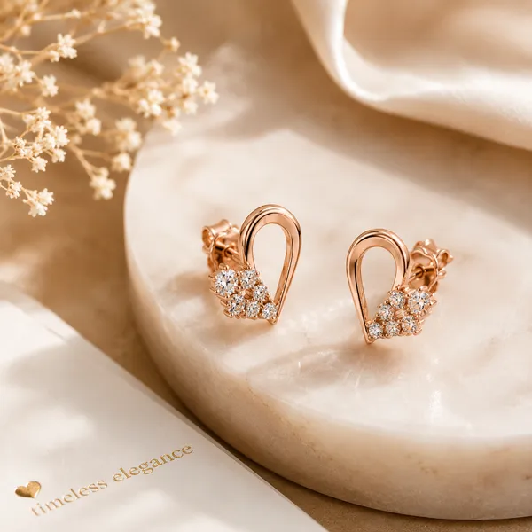 Rose_Gold_Tone_Crystal_Heart_Stud_Earrings_For_Women