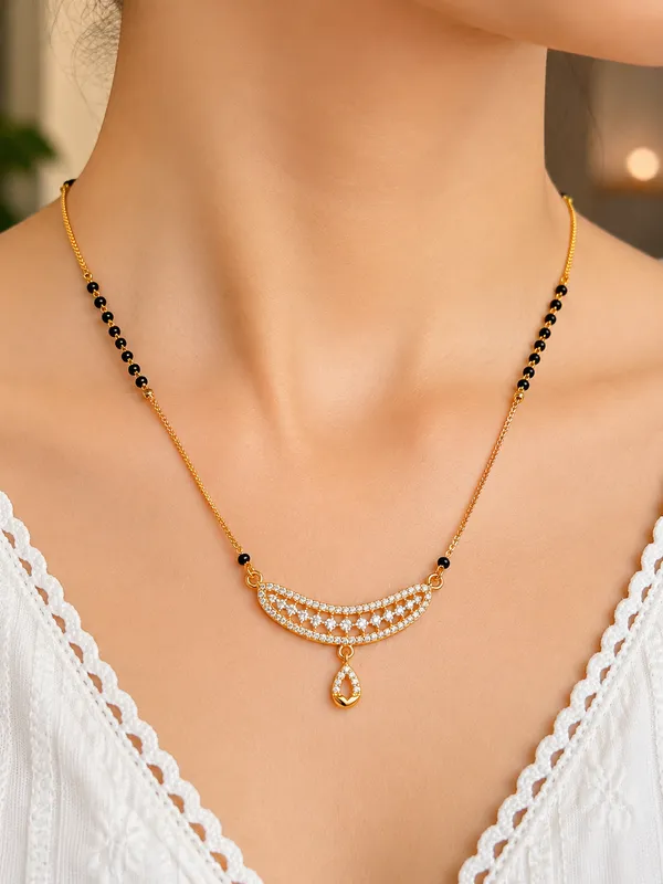 Gold_Tone_Crystal_Pendant_Mangalsutra_Necklace