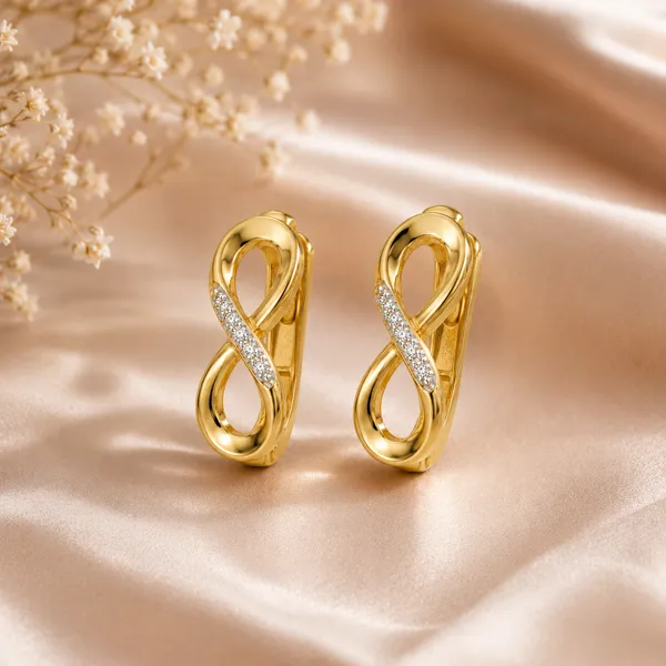 Gold_Tone_Infinity_Earrings_For_Women