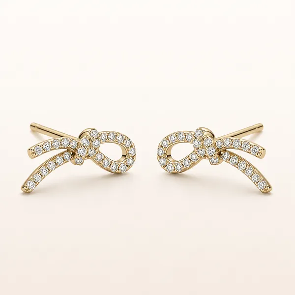 Gold_Tone_Crystal_Bow_Stud_Earrings_For_Women
