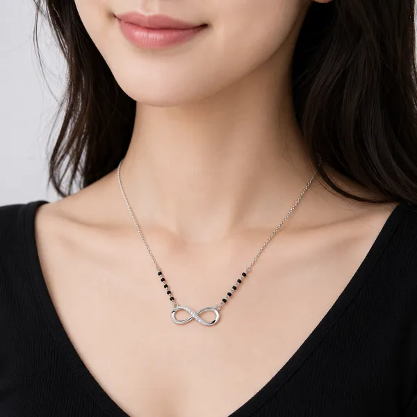 Silver_Tone_Infinity_Pendant_Necklace_For_Women