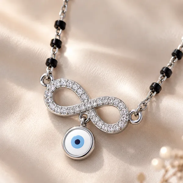 Silver-Toned_Infinity_Evil_Eye_Pendant_Necklace_For_Women