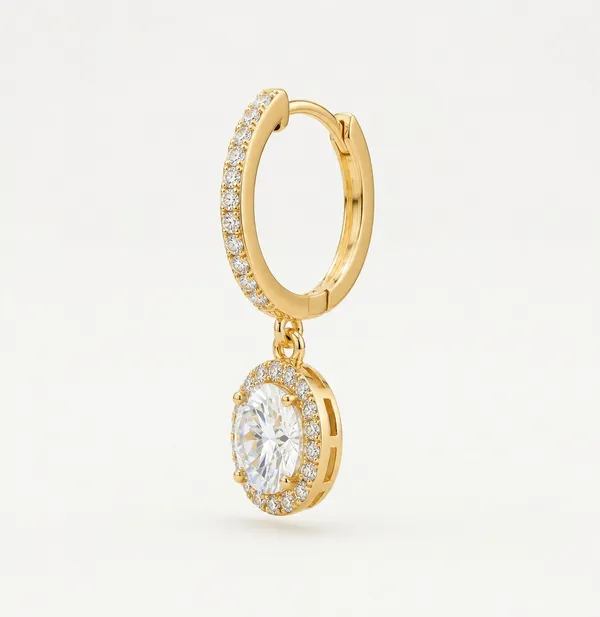 Gold_Tone_Crystal_Hoop_Drop_Earrings_For_Women