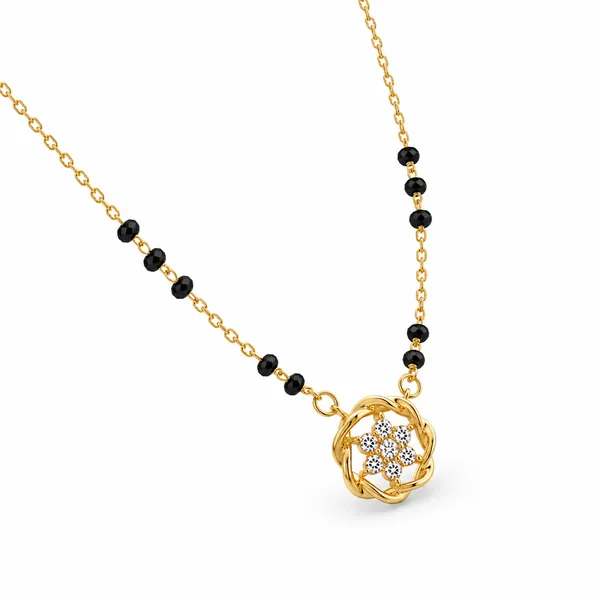 Gold_Tone_Black_Beaded_Floral_Pendant_Mangalsutra
