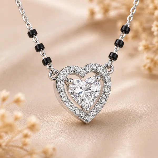 Silver-Tone_Heart_Pendant_Necklace_For_Women