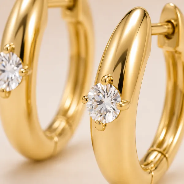 Gold_Tone_Crystal_Hoop_Earrings_For_Women