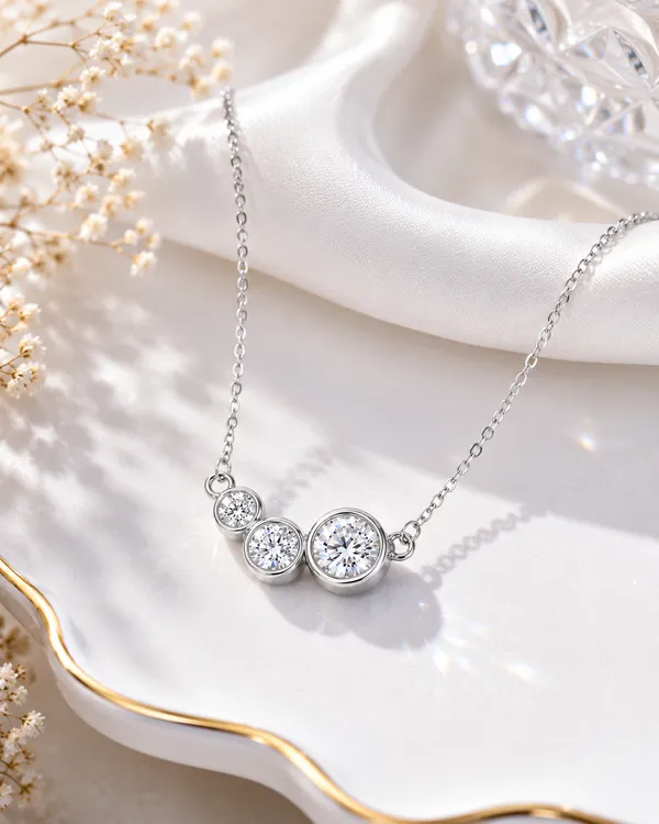 Silver-Tone_Round_Stone_Pendant_Necklace_For_Women