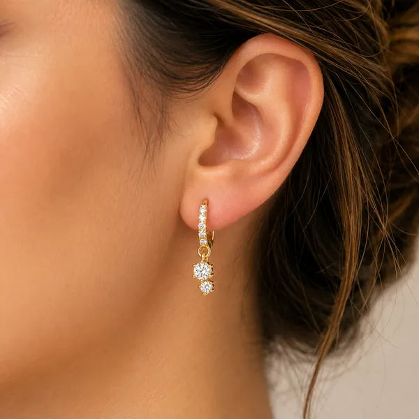 Gold_Tone_S925_Stone_Drop_Hoop_Earrings_For_Women