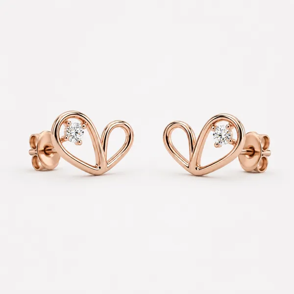 Rose_Gold_Heart_Stud_Earrings_For_Women