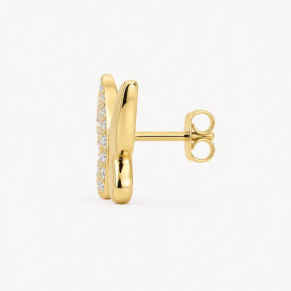 Gold_Tone_Butterfly_Stud_Earrings_For_Women