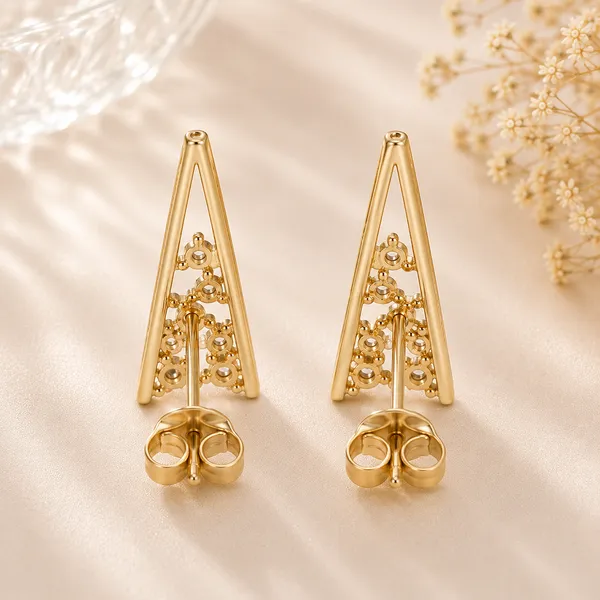 Gold-Tone_Crystal_Triangle_Stud_Earrings_For_Women