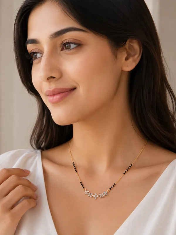 Gold-Tone_Floral_Pendant_Mangalsutra_Necklace_For_Women