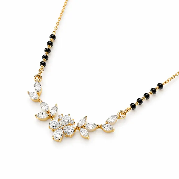 Gold_Tone_Floral_Pendant_Mangalsutra_Necklace_For_Women