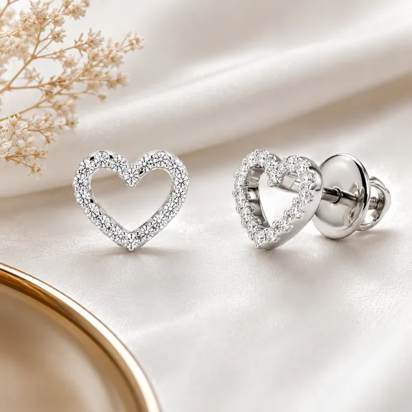Silver_Heart_Stud_Earrings_For_Women