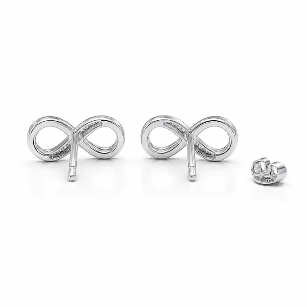 Silver-Tone_Infinity_Stud_Earrings_For_Women