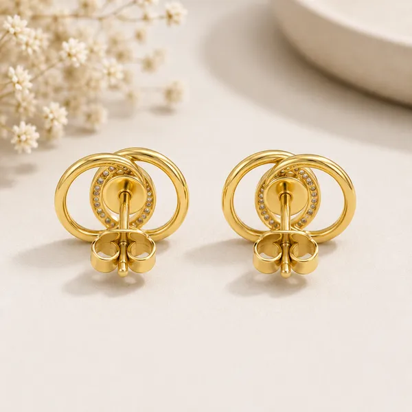 Gold-Tone_Crystal_Circle_Stud_Earrings_For_Women