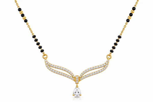 Gold_Tone_Black_Bead_Wing_Pendant_Mangalsutra_Necklace