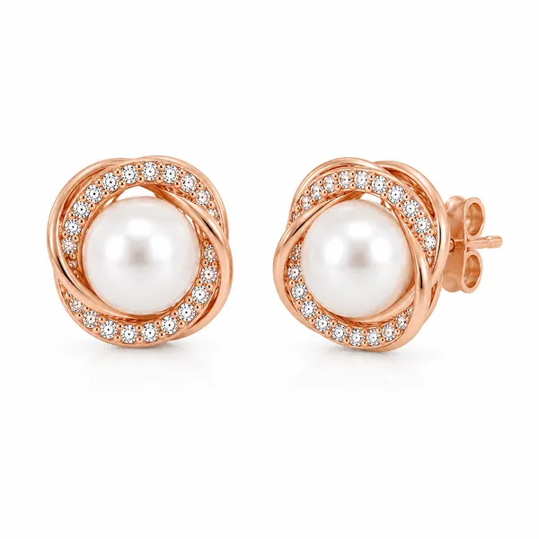 Rose_Gold_Pearl_Stud_Earrings_For_Women