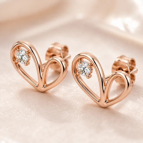 Rose_Gold_Heart_Stud_Earrings_For_Women