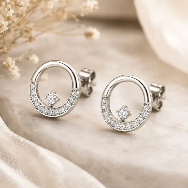 Silver_Tone_Circular_Crystal_Stud_Earrings_For_Women