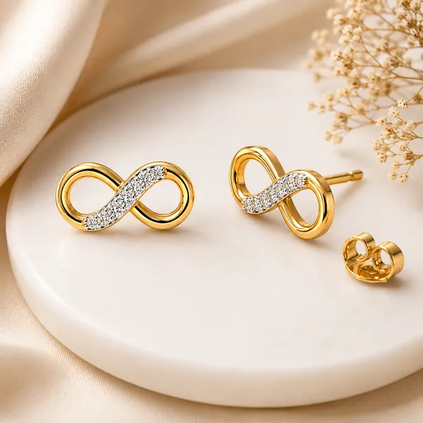 Gold_Tone_Infinity_Stud_Earrings_With_Crystal_Accent