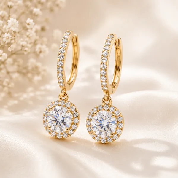 Gold_Tone_Crystal_Hoop_Drop_Earrings_For_Women