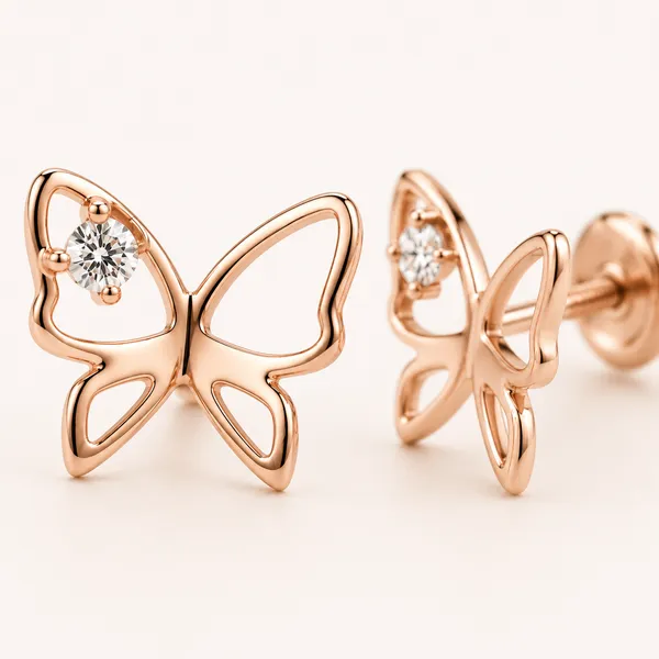 Rose_Gold_Butterfly_Stud_Earrings_For_Women